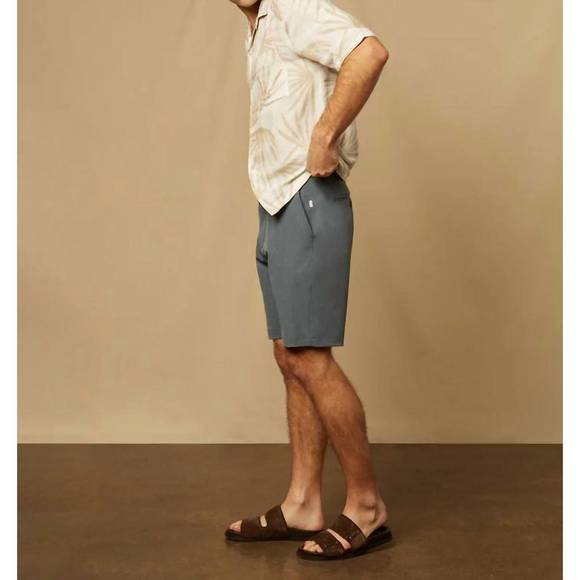 NEW ONIA air linen convertible camp shirt in sand / white - Picture 5 of 7